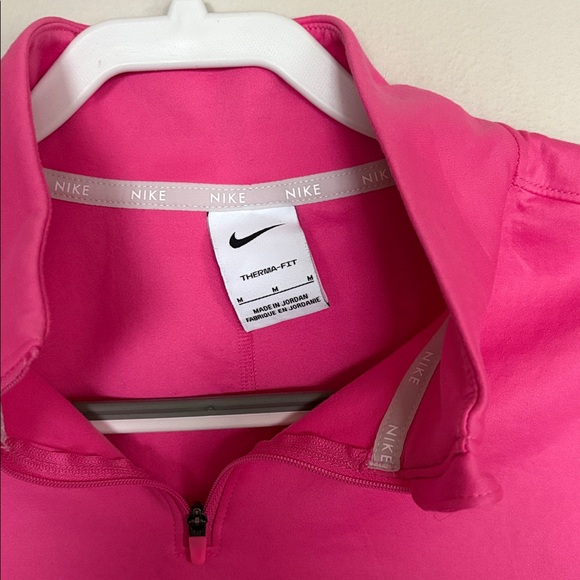 Nike Women’s Therma-FIT Pink Quarter Zip Pullover Size M - Picture 2 of 5